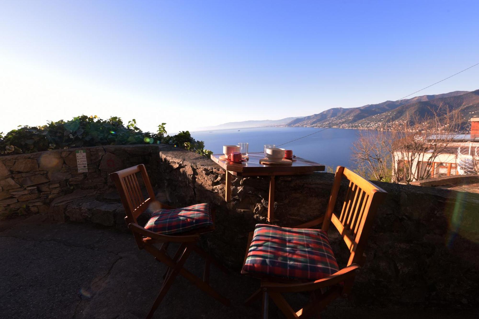 Hikers' Nest With Sea View Apartman San Rocco  Kültér fotó